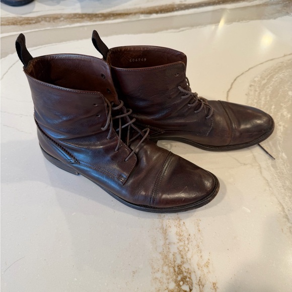 Paul Smith Men's Brown Leather Boots